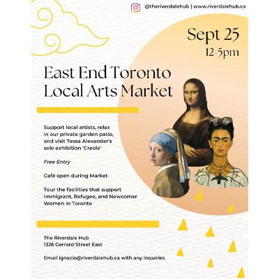East End Toronto Local Arts Market