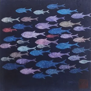 Blue Fish Day Swimming #2-17