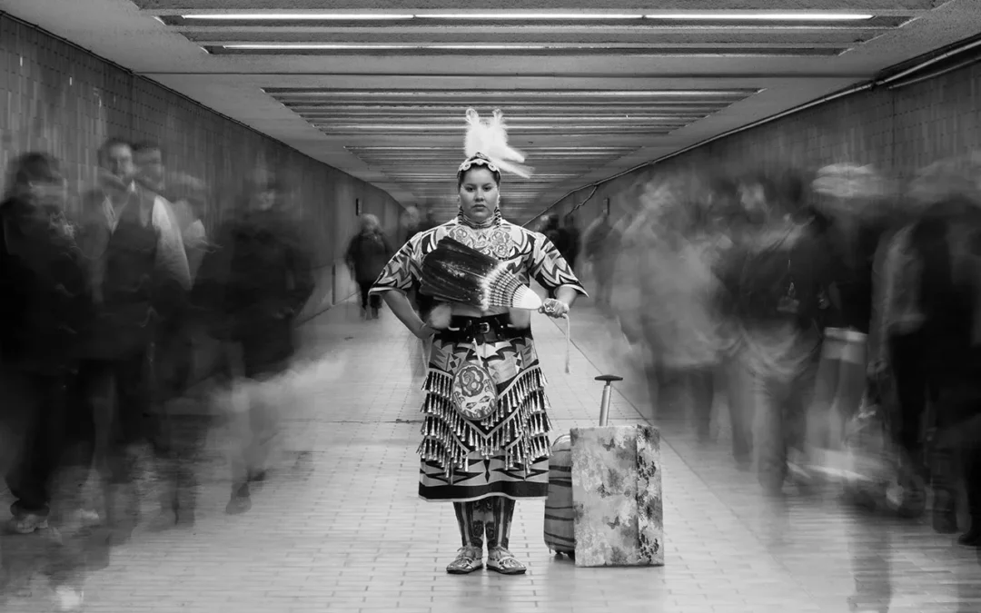 Bizaanigaabawi (He or She Stands Still) An Exhibition by Nadya Kwandibens