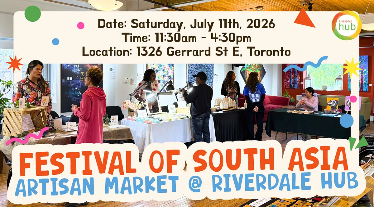 Artisan market, riverdale hub artisan market, Festival of South Asia 2026