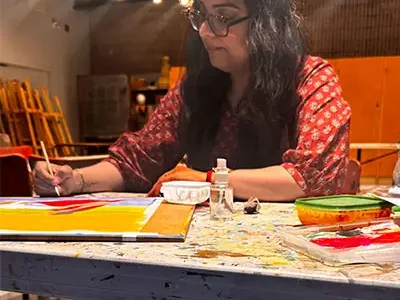 Live Painting: Kamaldeep Kaur