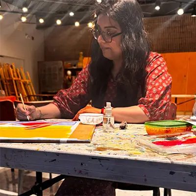 Live Painting: Kamaldeep Kaur